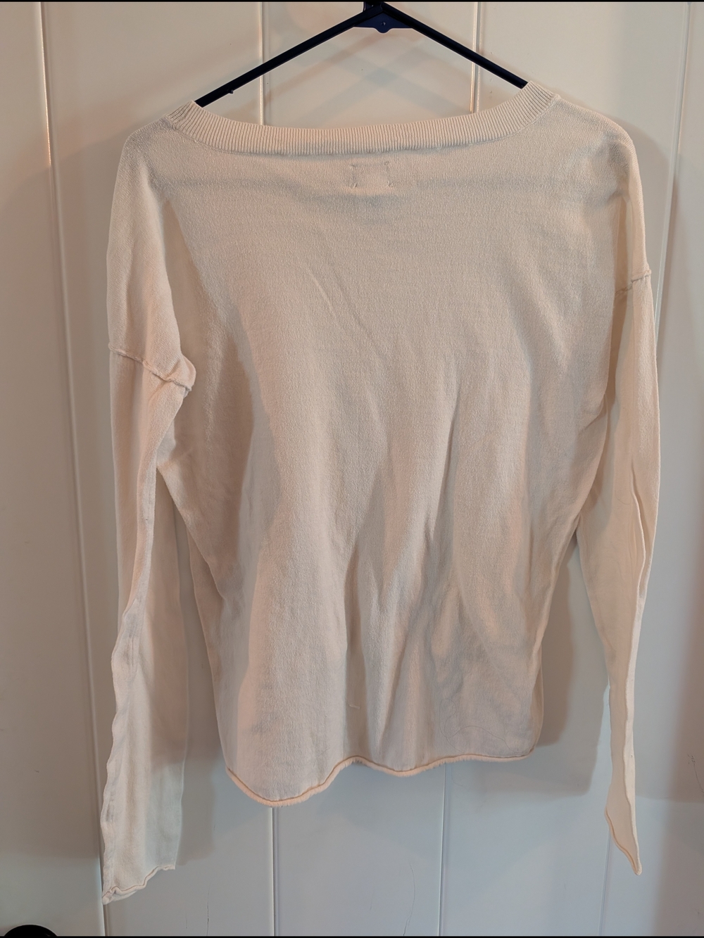 Converse Cream Waffle Knit Sweater - Picture 2 of 7